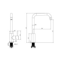 Смеситель для кухни Aquatek aq1080mb 00000129564