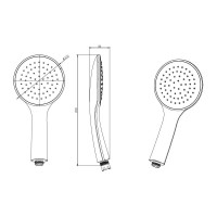 Ручной душ Aquatek aq2001cr 00000129628