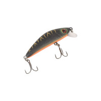 Воблер Strike Pro Mustang Minnow 60 цвет: A208S Black Mat Tiger MG-002A#A208S