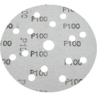 Диск абразивный с липучкой DTC-Film (green) 150 мм, 15 отверстий, P100, 5 шт BRUSHTEX 150G15-100