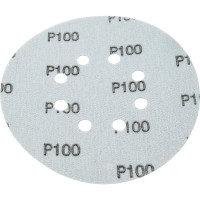 Диск абразивный с липучкой DTC-Film (green) 150 мм, 8 отверстий, P100, 5 шт BRUSHTEX 150G8-100
