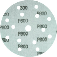 Диск абразивный с липучкой DTC-Film (green) 150 мм, 15 отверстий, P600, 5 шт BRUSHTEX 150G15-600