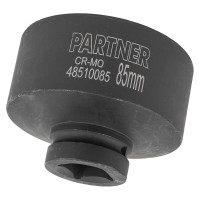 Головка ударная глубокая 6-гранная 85 мм, 1"DR Partner PA-48510085(13113)