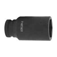 Головка ударная глубокая 6-гранная 15 мм, 1/2"DR Partner PA-4458515(13065)