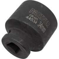 Головка ударная 6-гранная 34 мм, 1/2"DR Partner PA-44534(13056)