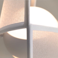 Подвесной светильник MAYTONI reflex led 14w металл и акрил белый MOD154PL-L6W3K