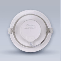 Светодиодный встраиваемый поворотный светильник ELEGANZ Круг 12W теплый 3000К 220V EL-0016