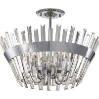 Люстра хрустальная потолочная Citilux Вестерос Хром CL307160