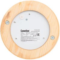 Круглый светильник Camelion 1302D 14091 орех