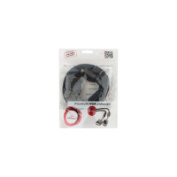 Кабель Cablexpert VGA Premium 15M/15M, 3.0 м, черный, CC-PPVGA-10-B