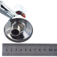 Смеситель для ванны stOmega Омега Глобо мах. S-нос 30 см, 1/2", керамика 3311-1