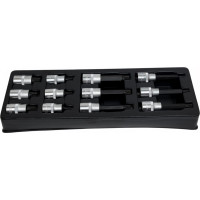 Набор торцевых насадок XZN 1/2" HONITON, 12 предметов IK-SKB400120M В0000000162056