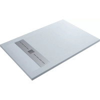 Поддон Aquanet 008 Delight NEW литьевой, 1200х800х30 мм, крышка из нерж, белый камень 00255442