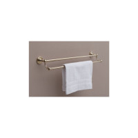 Держатель для полотенца Aquanet 4624D 60 см двухрядный, золото 00189279