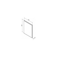 Зеркало Aquanet Nova Lite 60 цвет дуб рошелье 00242621
