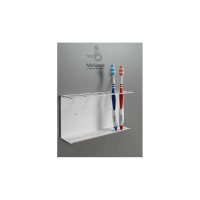 Стакан для зубных щеток MY SPACE белый матовый RACK26-11WM