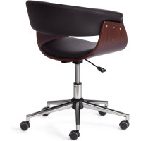 Кресло Tetchair vimta орех, кожзаменитель, черный 13663