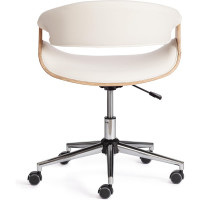 Кресло Tetchair bend искусственная кожа, натуральный/белый 13664