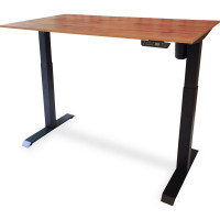 Стол с регулируемой высотой StolStoya МОТОР UP рама черная, столешница ЛДСП, Дуб лофт, 145x80 PE211IBSLDL145