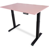 Стол с регулируемой высотой StolStoya МОТОР UP рама черная, столешница ЛДСП, Барби, 130x60 PE211IBSLBB130