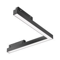 Трековый светильник MAYTONI exility 24w черный TR042-4-24W3K-WW-DS
