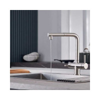 Смеситель для кухни EMAR из нержавеющей стали ЕСВ 7017 сатин ФР-00004782