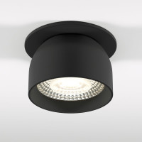 Встраиваемый светодиодный светильник Elektrostandard uno черный 25092/led a065455