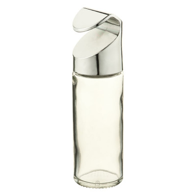 Навесная стеклянная баночка на рейлинг 16 мм Lemax Д40 Ш40 В140, хром YJ-G901