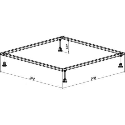 Каркас для литьевого поддона Aquanet 0.2 00267176