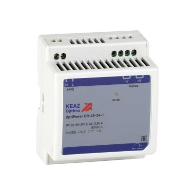 КЭАЗ Блок питания OptiPower DR-45-24-1 284545