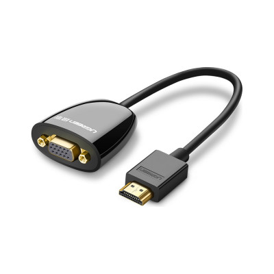 Ugreen Видеоадаптер HDMI - VGA, 1080p 40253