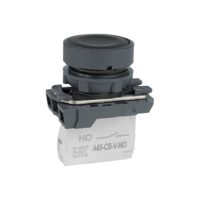 КЭАЗ Кнопка OptiSignal D22 C5-P-210 черн. пластик 1НО XB5AA21 332180