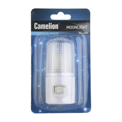 Camelion NL-250 (LED ночник с выкл, 220В) 14357