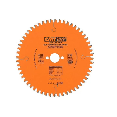 Пильный диск по цветным металлам и ПВХ CMT 296.165.56H
