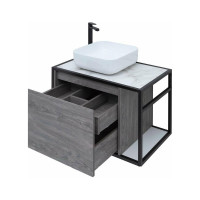 Тумба Aquanet Nova Lite LOFT 90 L, дуб рошелье 00261656