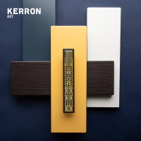 Ручка-скоба KERRON JEWEL 128 мм, полимер, черный лакированный никель KA1-128JW42P-NF