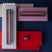 Ручка-скоба KERRON BREEZE 192 мм, черный лакированный никель KA1-192BR31-NF