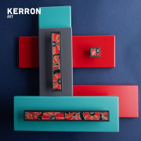 Ручка-скоба KERRON PASSION 192 мм, черный лакированный никель KA1-192PS21-NF