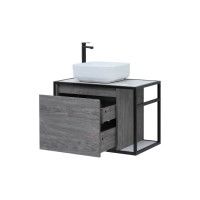 Тумба Aquanet Nova Lite LOFT 75 L цвет дуб рошелье 00261654