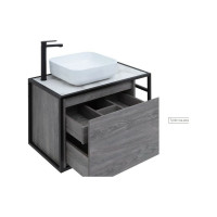 Тумба Aquanet Nova Lite LOFT 75 L цвет дуб рошелье 00261654