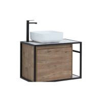 Тумба Aquanet Nova Lite LOFT 75 L цвет дуб рустикальный 00261658