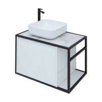 Тумба Aquanet Nova Lite LOFT 90 L цвет белый глянец 00261652