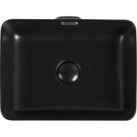 Керамическая накладная раковина Aquanet PERFECT-1-MB 405х315х140, черный матовый 00273678