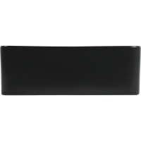 Керамическая накладная раковина Aquanet PERFECT-1-MB 405х315х140, черный матовый 00273678