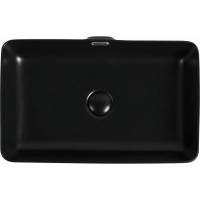 Керамическая накладная раковина Aquanet PERFECT-3-MB 550х350х140, черный матовый 00273676