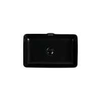 Керамическая накладная раковина Aquanet PERFECT-3-MB 550х350х140, черный матовый 00273676