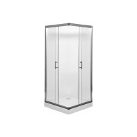 Душевая шторка Aquanet Alfa Cube 900х900х2000 мм, стекло прозрачное, хром 00168416