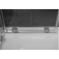 Душевая шторка Aquanet Alfa Cube 900х900х2000 мм, стекло прозрачное, хром 00168416