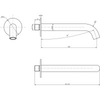 Излив Aquanet Static 00261829