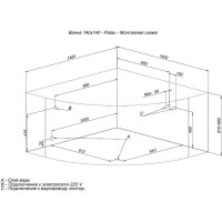 Акриловая ванна Aquanet Palau 140х140 00204021